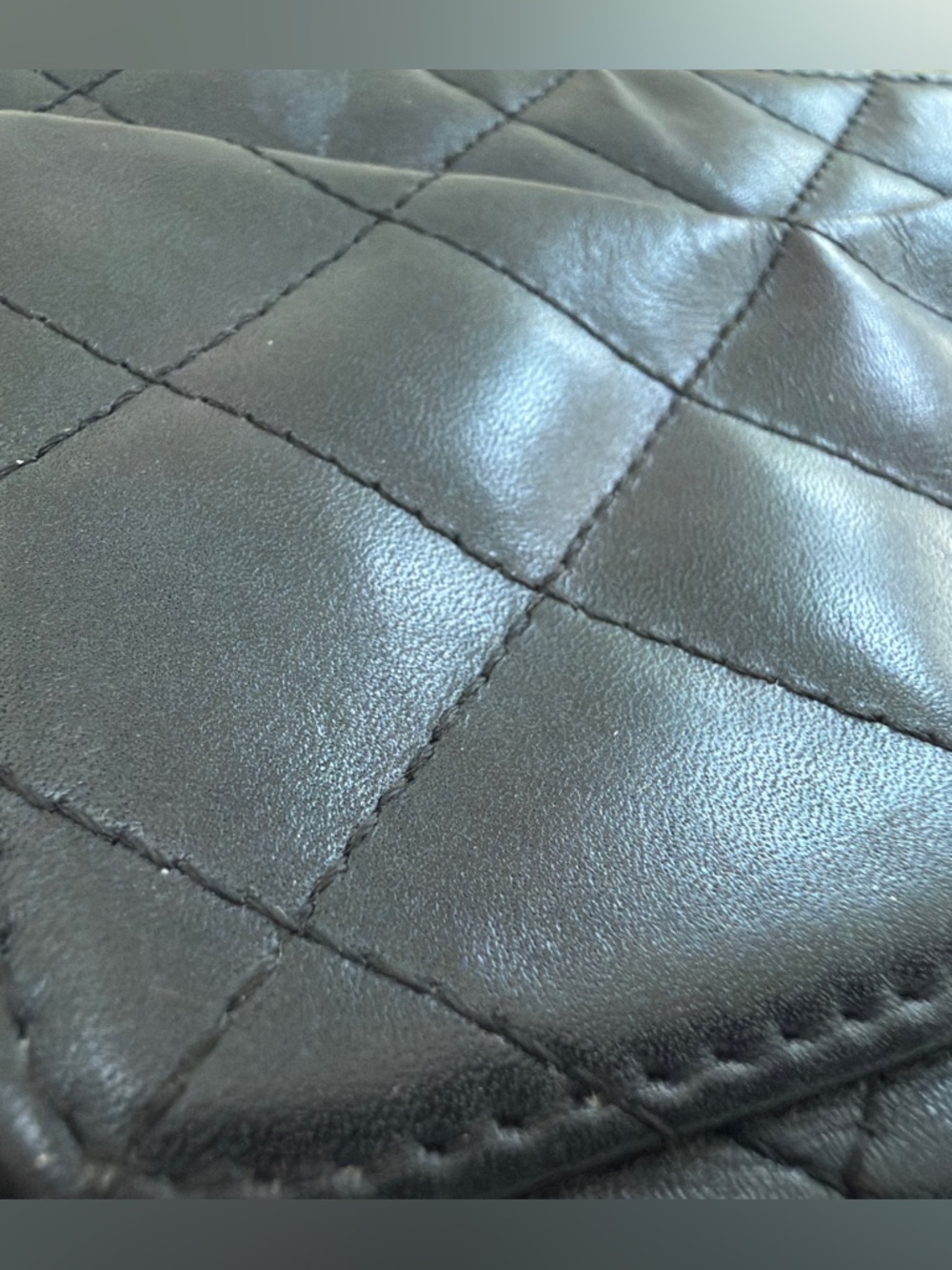 CHANEL Cambon Ligne Quilted Zip Around Travel Organizer Black/Pink Authentic - Picture 5 of 16